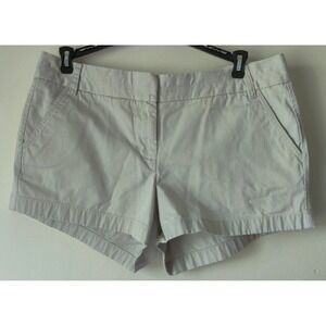 J. Crew Women's Chino Shorts 3" Inseam‎ Khaki/Beige 100% Cotton Size 12